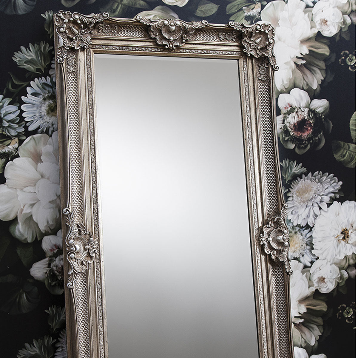 Gallery Direct Stretton Leaner Mirror Silver 1770x890mm