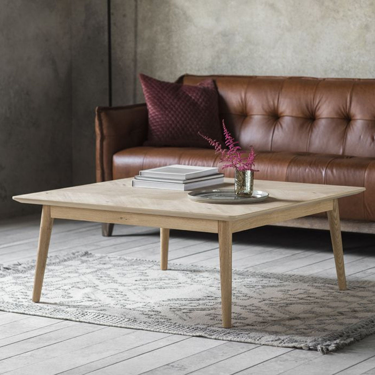 Gallery Direct Milano Coffee Table 1000x1000x400mm