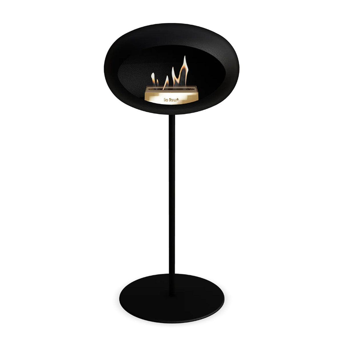 Le Feu Ground Steel High - Black - 25mm Pole Width