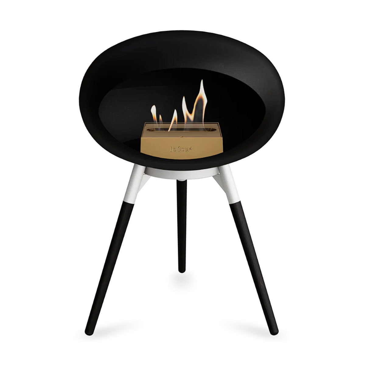 Le Feu Ground Wood Low - Black