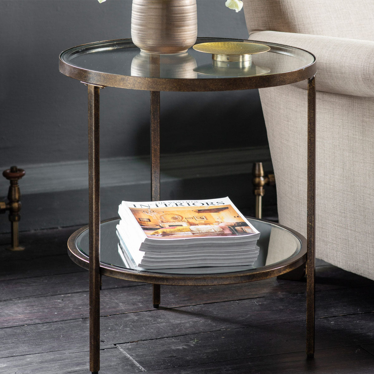 Gallery Direct Hudson Side Table 500x500x600mm