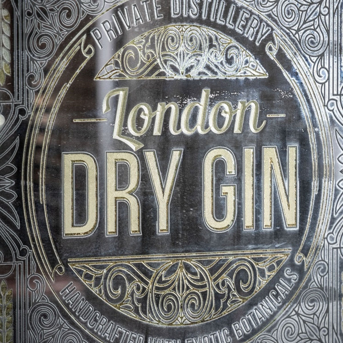Gallery Direct London Dry Gin Mirror 1000x700mm