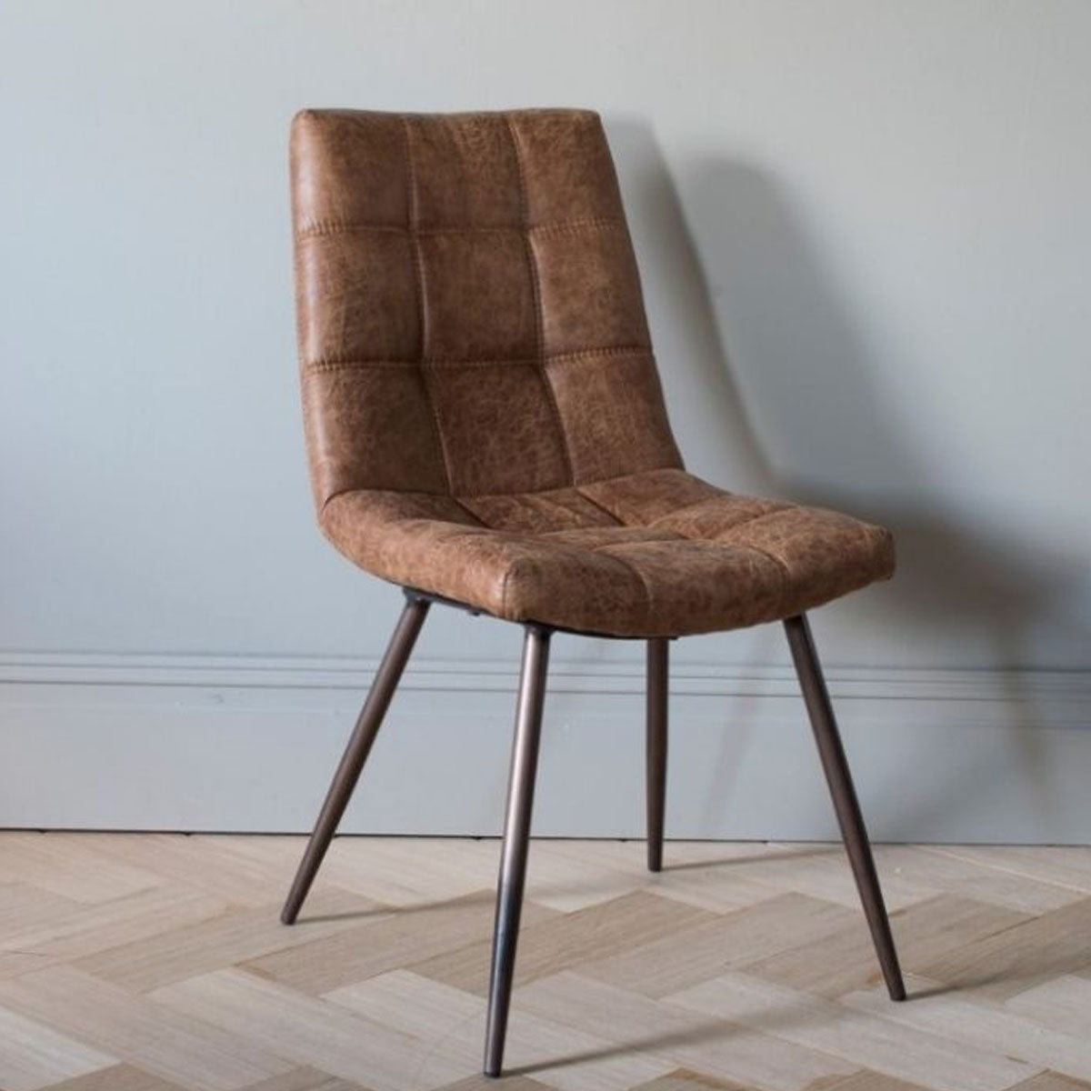 Gallery Direct Darwin Brown Chair (2pk)