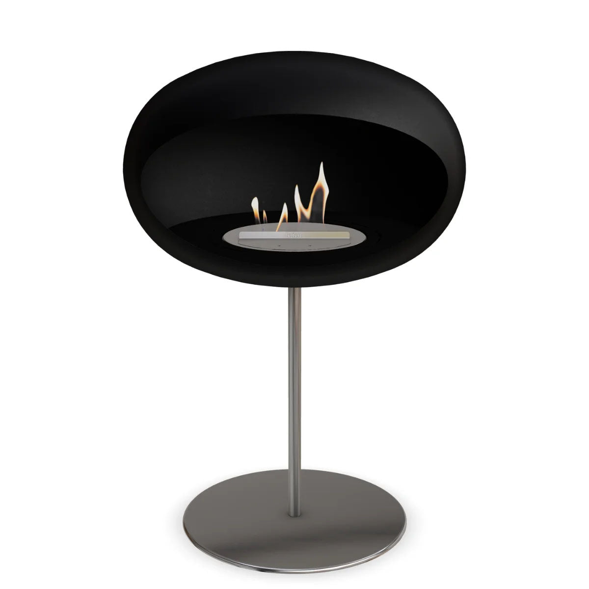 Le Feu Dome 625 - Black Ground Steel Low