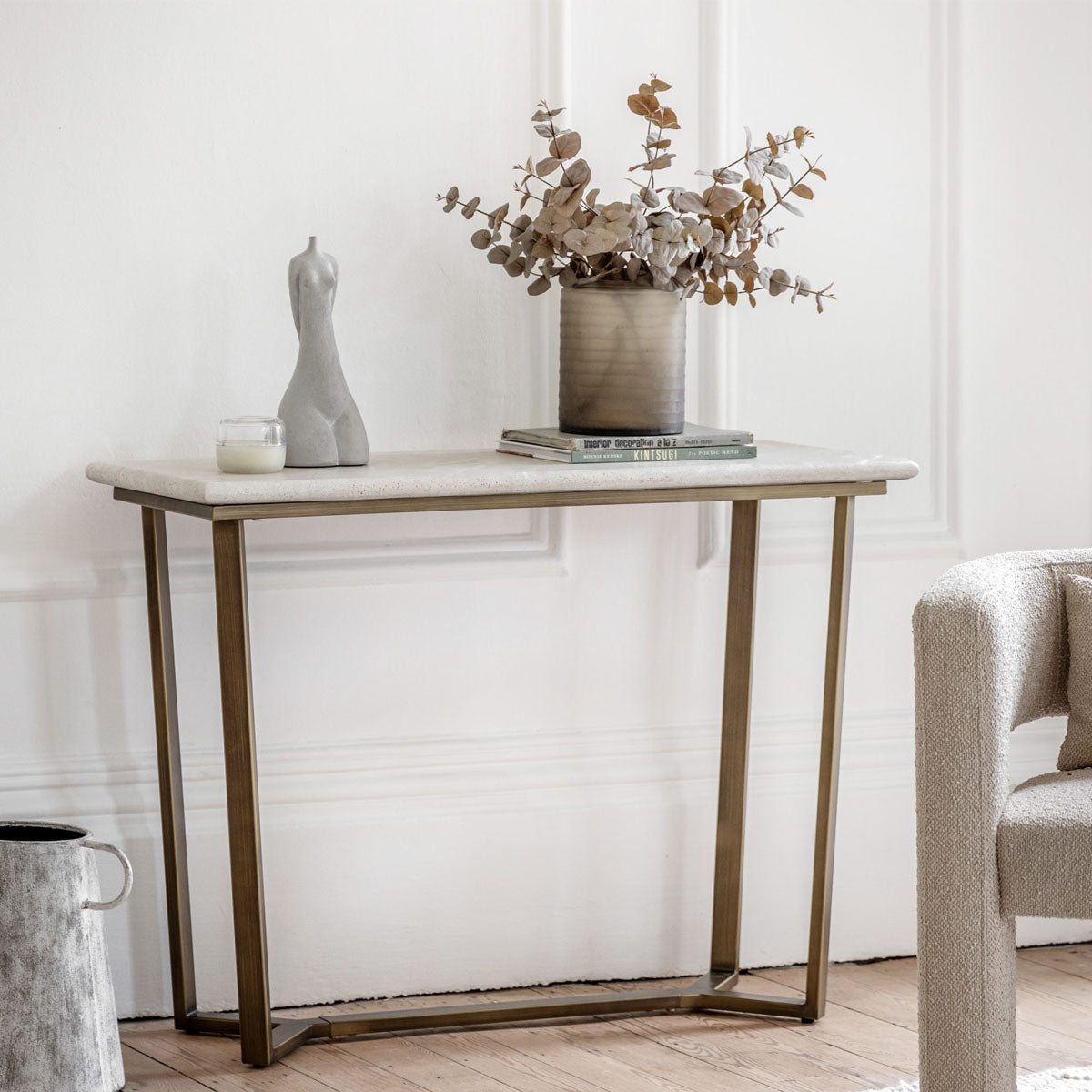 Gallery Direct Moderna Console Table 1100x400x800mm