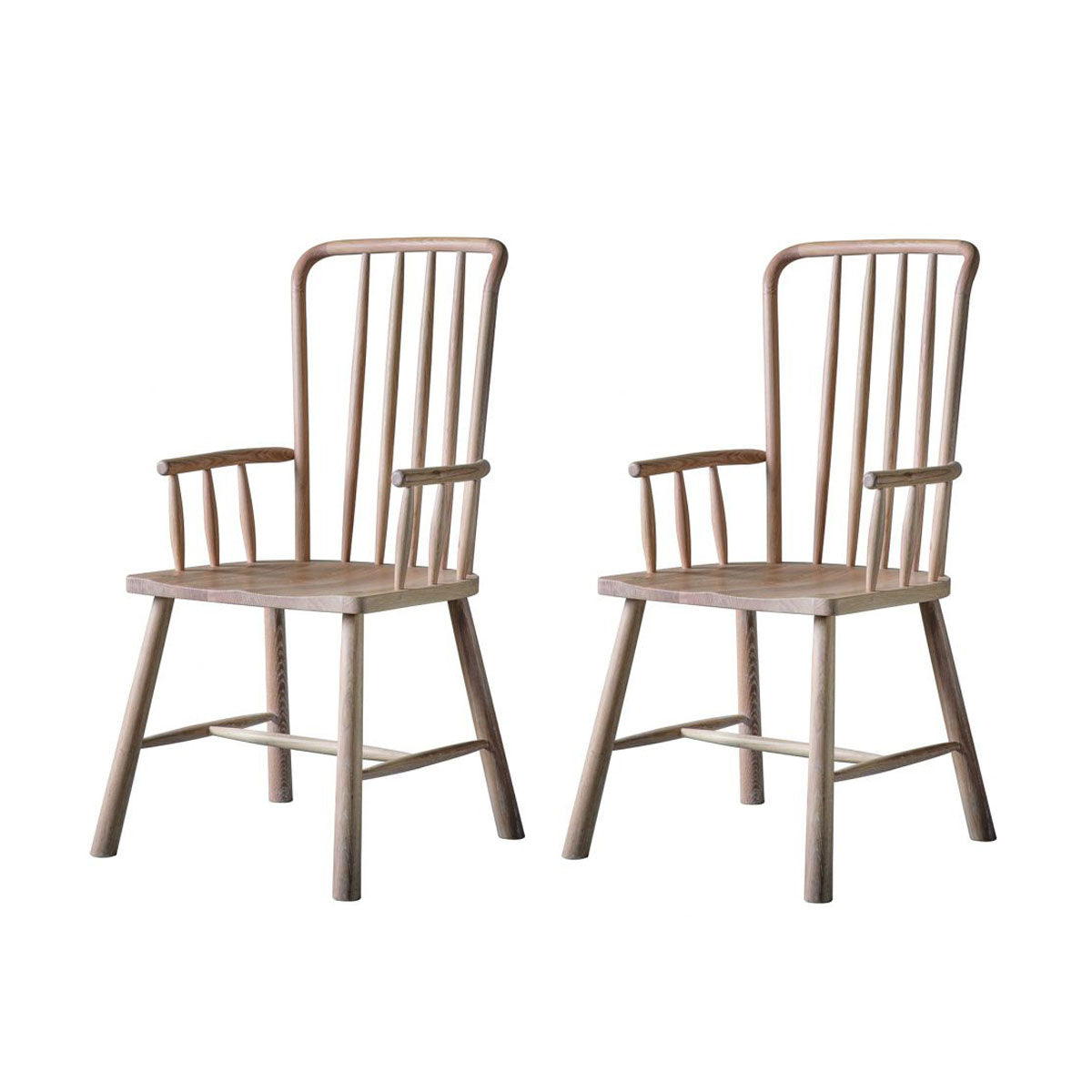 Gallery Direct Wycombe Carver Dining Chair 535x555x1045mm (2pk)