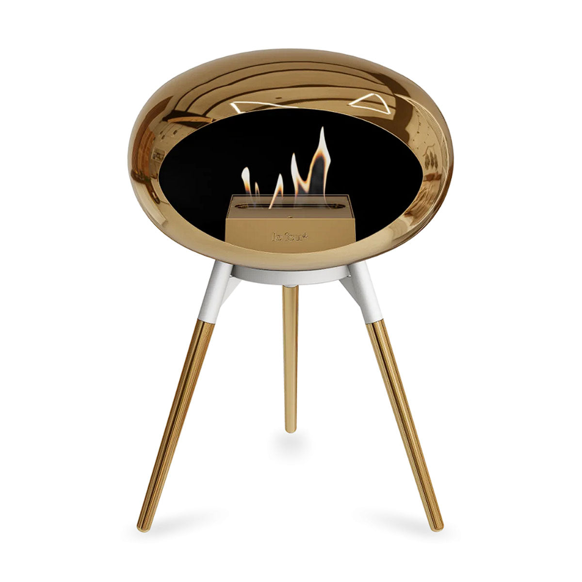 Le Feu Ground Wood Low - Chromed Rose Gold