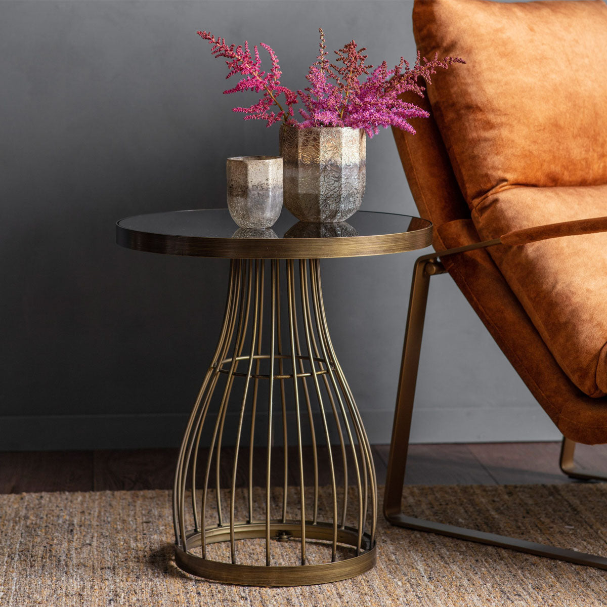 Gallery Direct Southgate Side Table Bronze 500x500x550mm