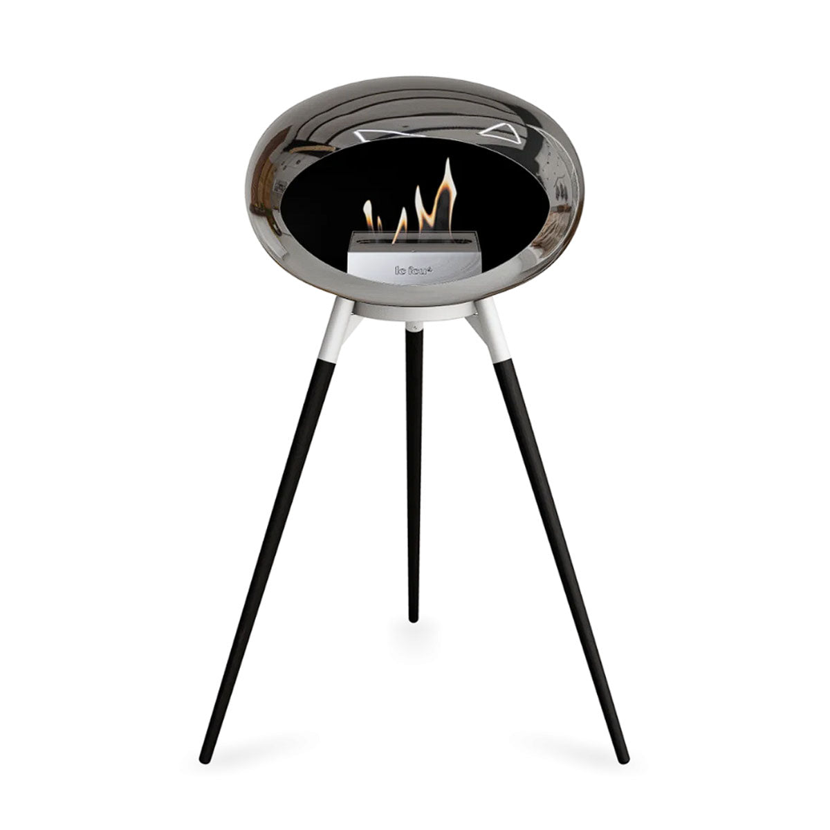 Le Feu Ground Wood High - Chromed Silver