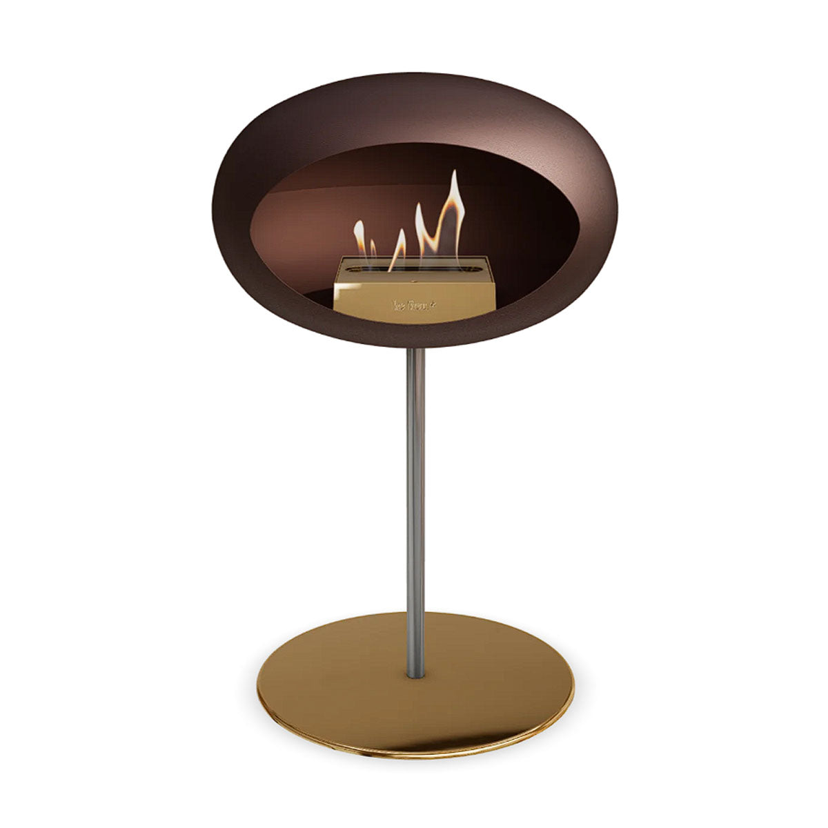 Le Feu Ground Steel Low - Mocca - 25mm Pole Width