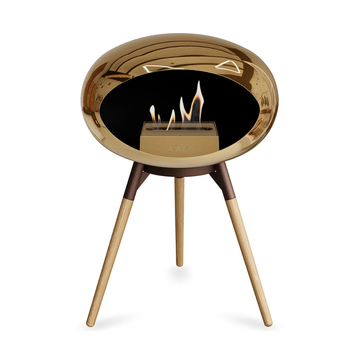 Le Feu Ground Wood Low - Chromed Rose Gold