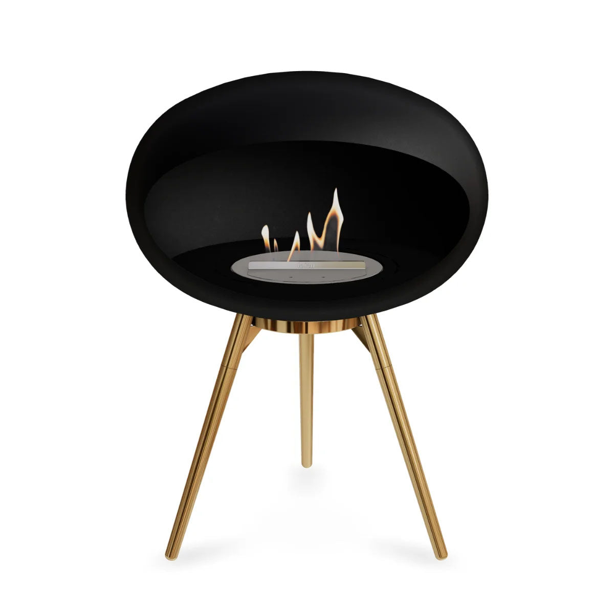 Le Feu Dome 625 - Black Ground Wood Low