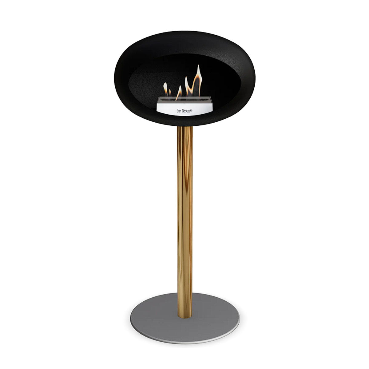 Le Feu Ground Steel High - Black - 60mm Pole Width