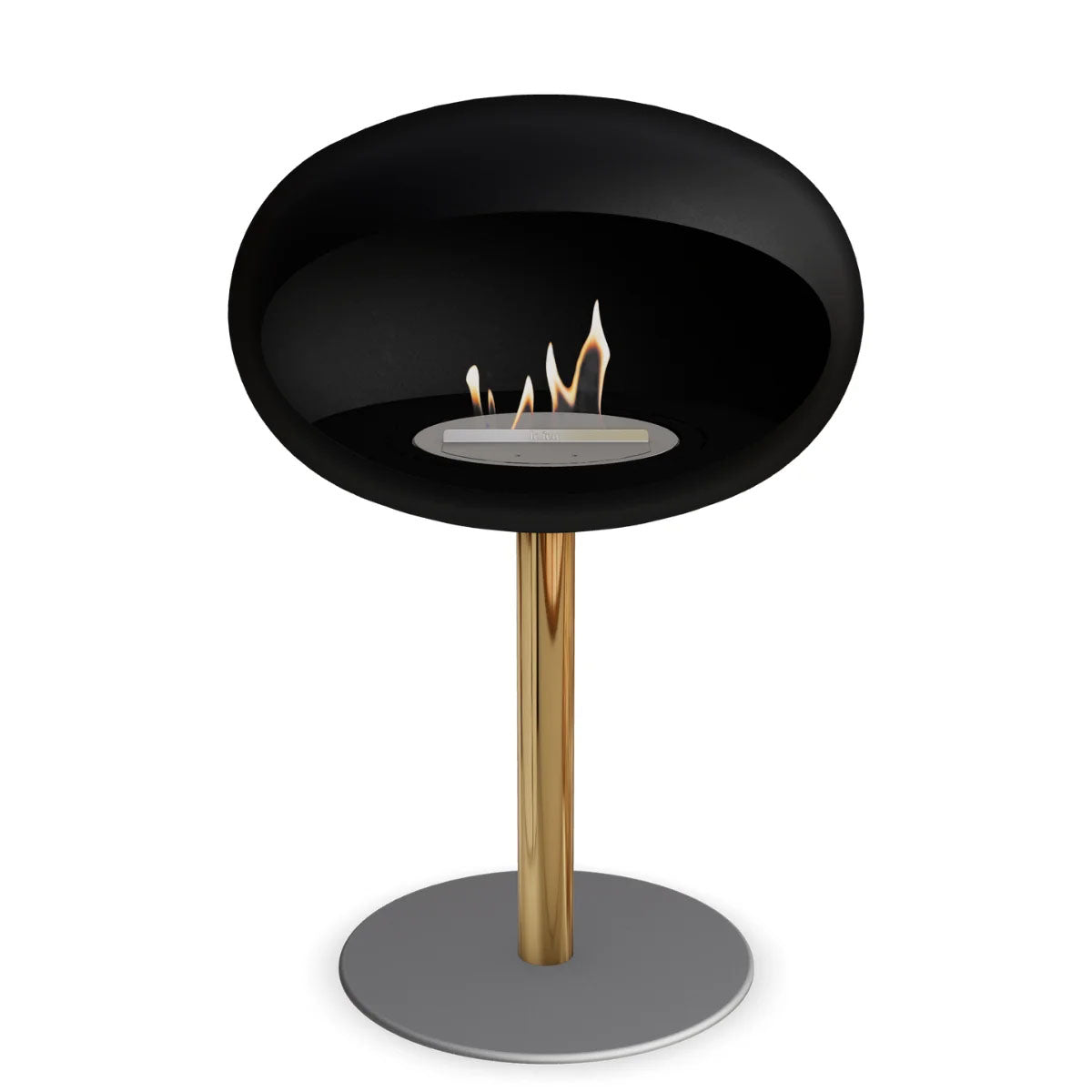 Le Feu Dome 625 - Black Ground Steel Low