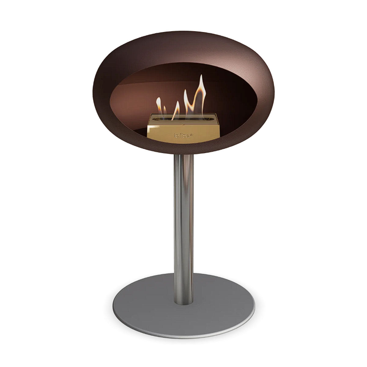 Le Feu Ground Steel Low - Mocca - 60mm Pole Width