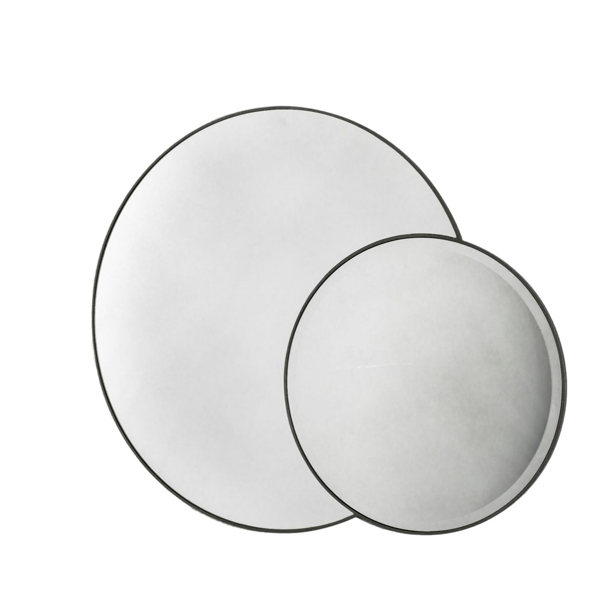 Gallery Direct Ostia Mirror Black 1112x15x900mm