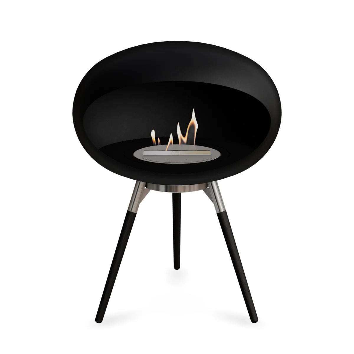 Le Feu Dome 625 - Black Ground Wood Low