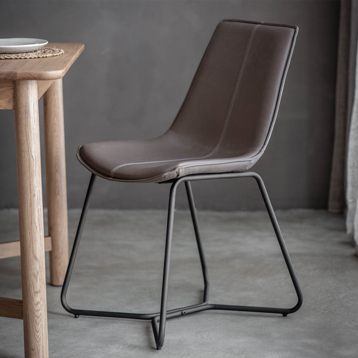 Gallery Direct Hawking Chair Ember (2pk) 490x550x860mm