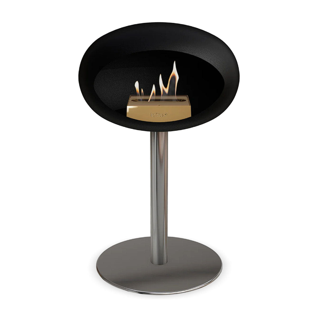 Le Feu Ground Steel Low - Black - 60mm Pole Width