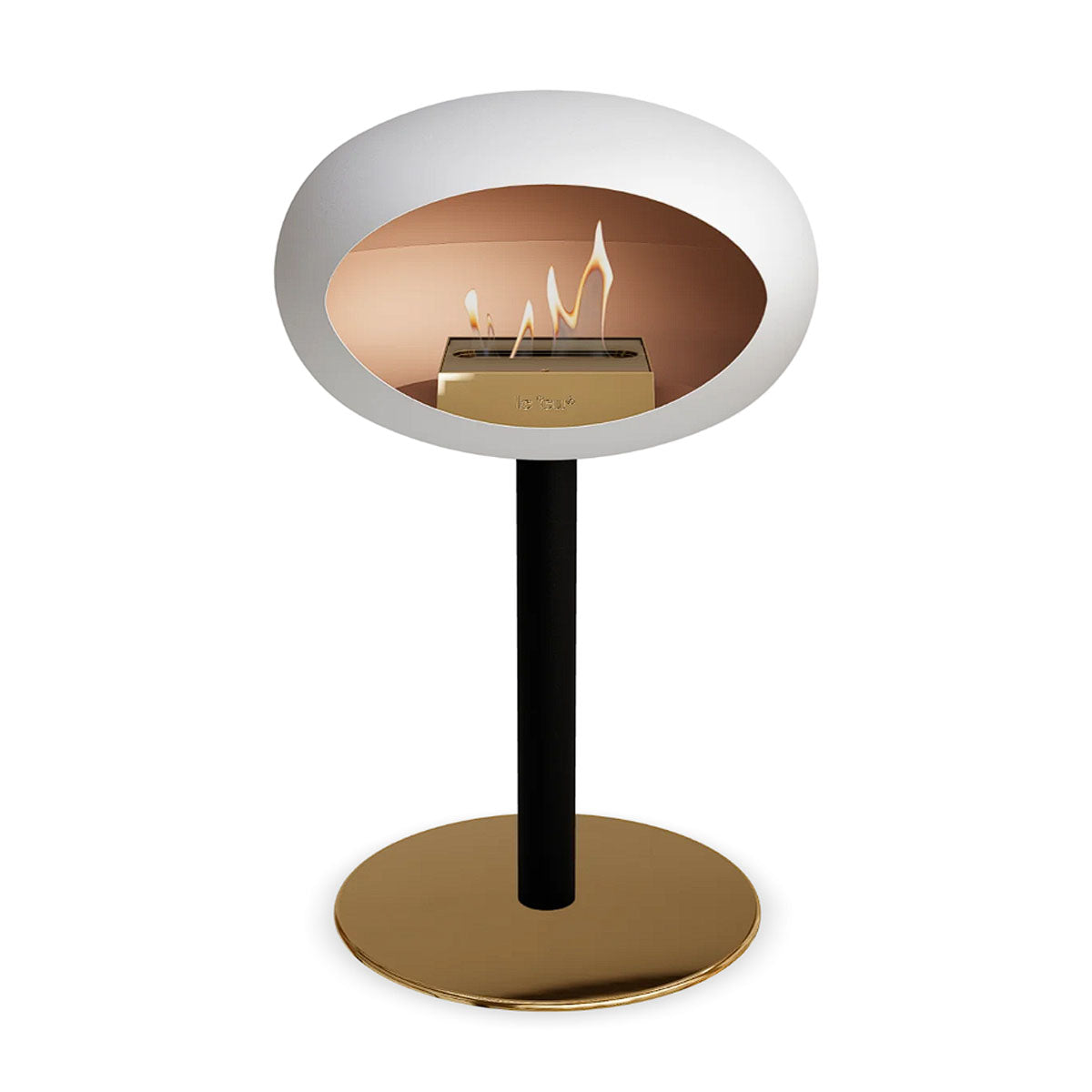 Le Feu Ground Steel Low - White - 60mm Pole Width