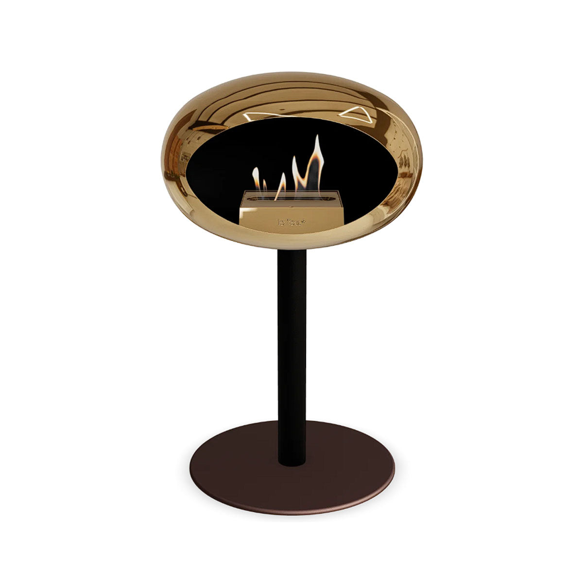Le Feu Ground Steel Low - Chromed Rose Gold - 60mm Pole Width