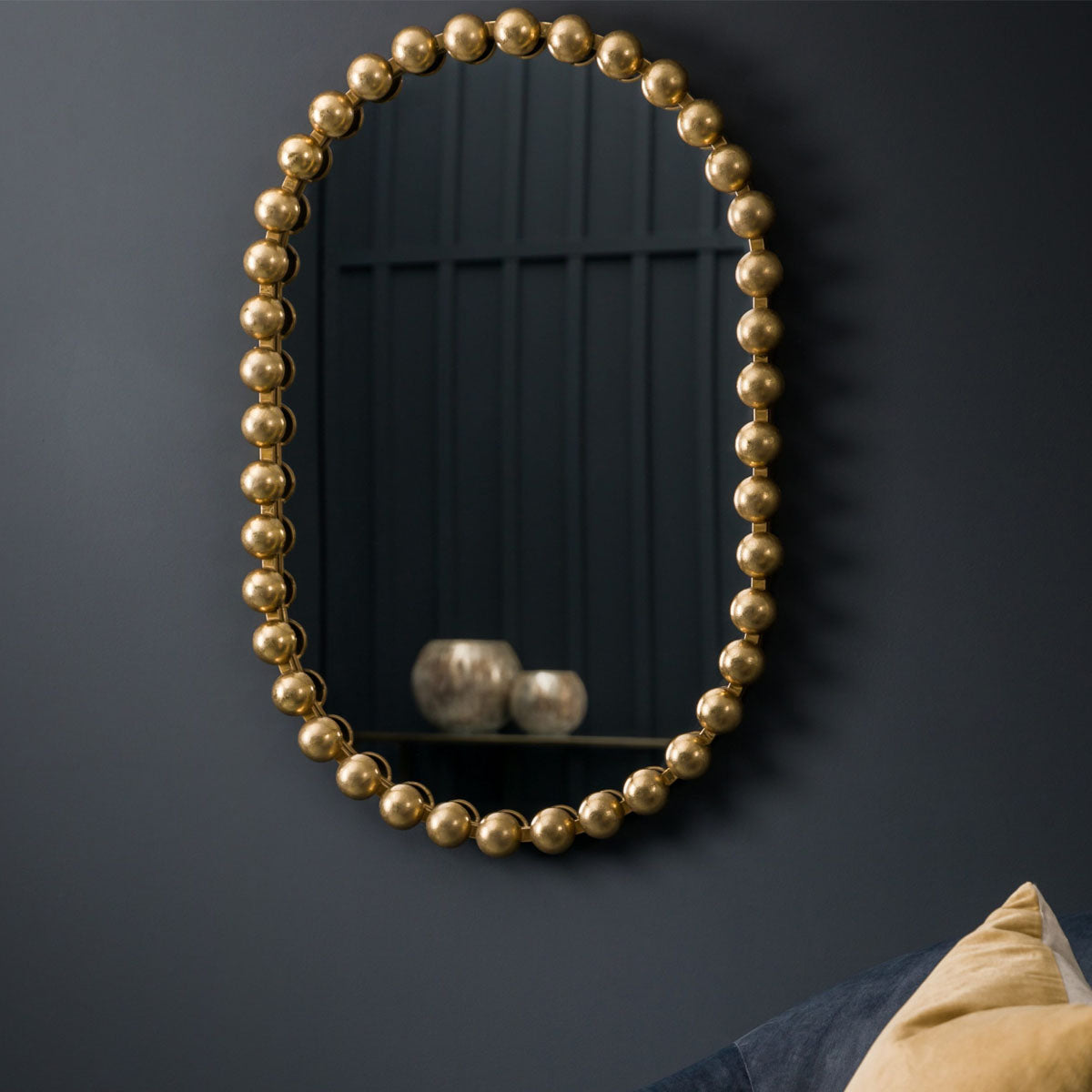 Gallery Direct Ceretti Mirror Gold 600 x 50 x 900mm
