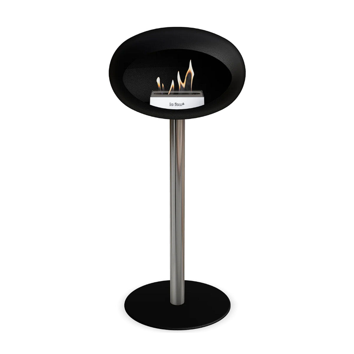 Le Feu Ground Steel High - Black - 60mm Pole Width