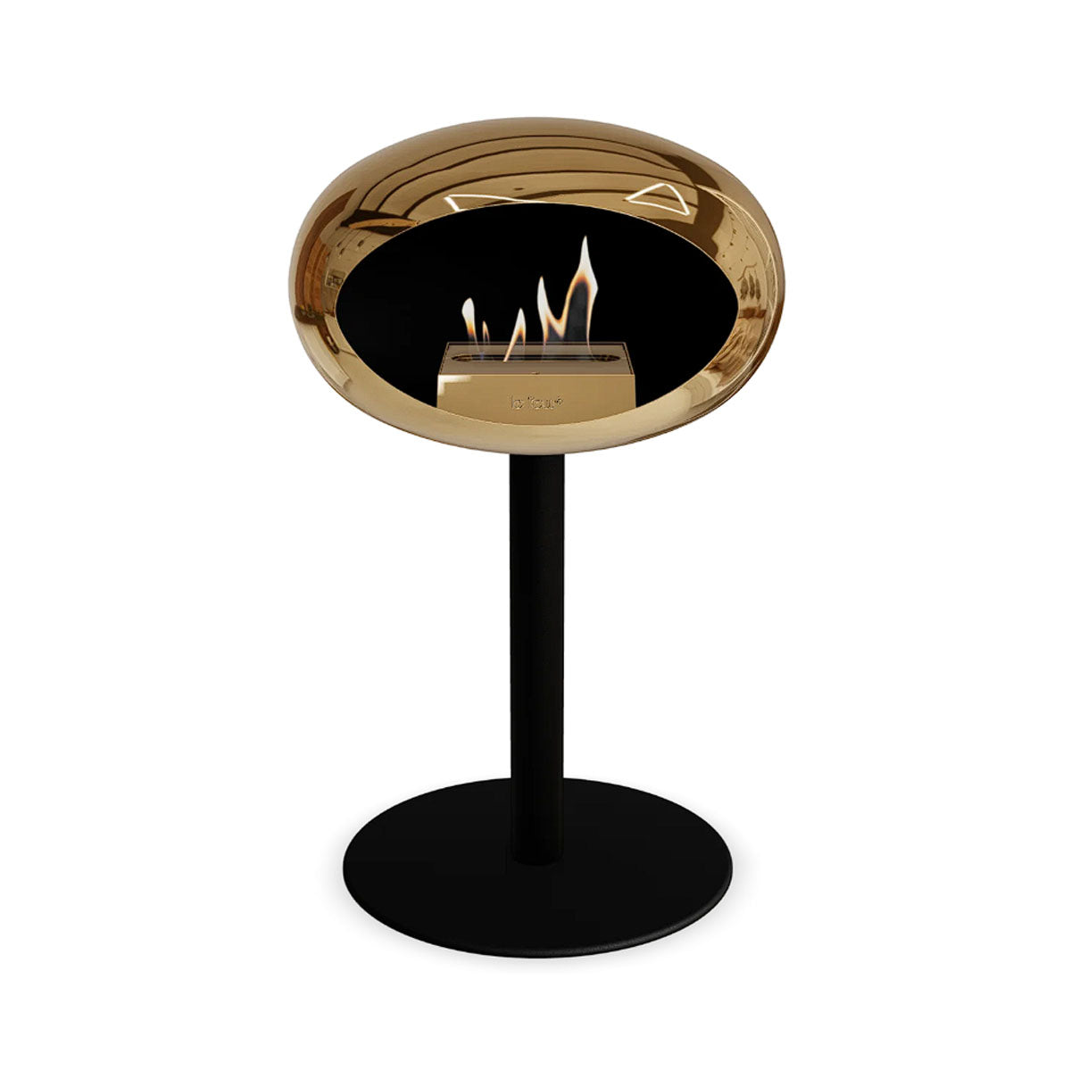 Le Feu Ground Steel Low - Chromed Rose Gold - 60mm Pole Width