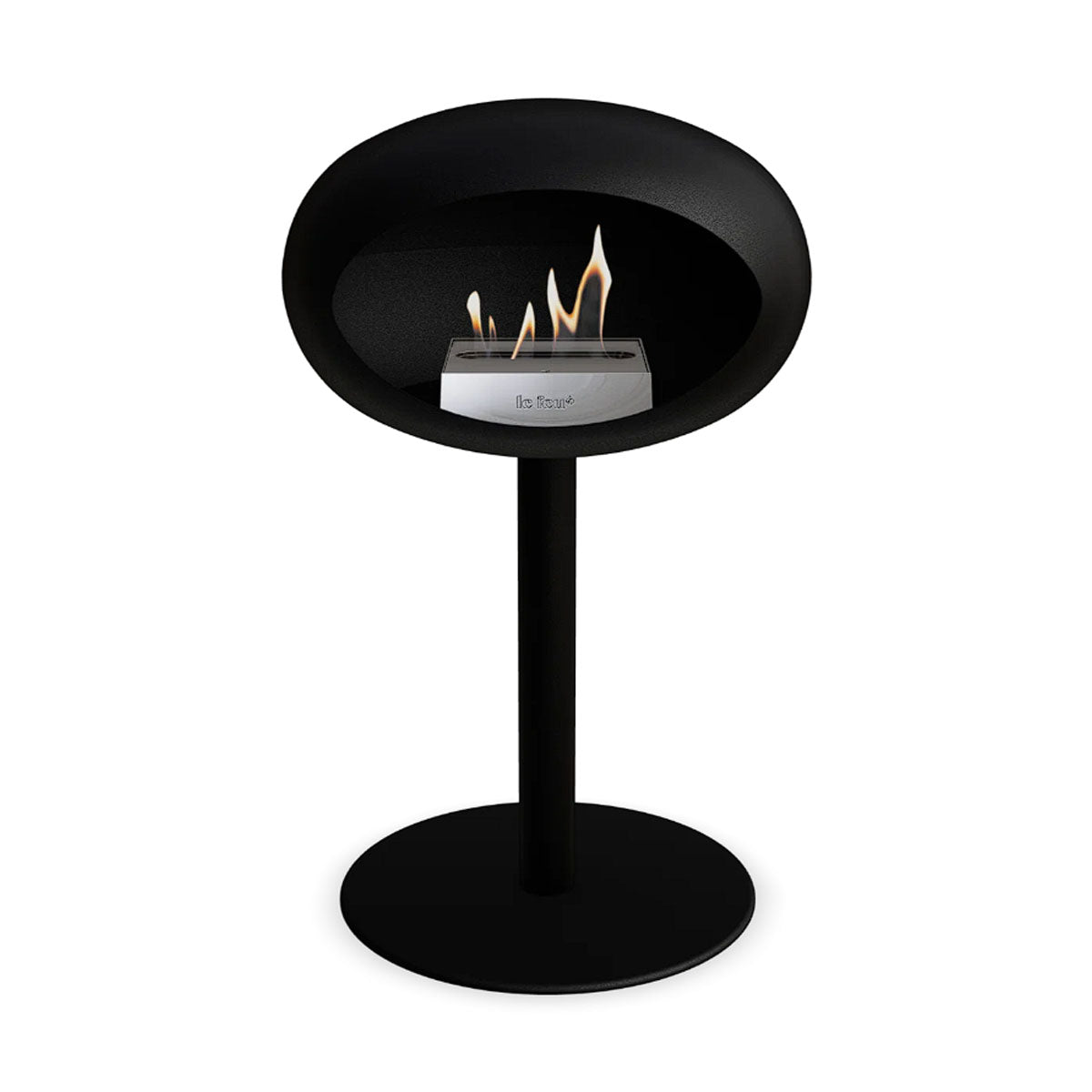 Le Feu Ground Steel Low - Black - 60mm Pole Width