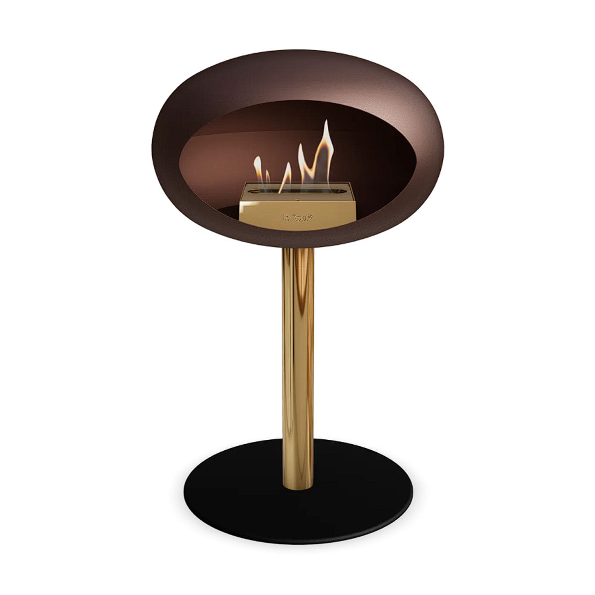 Le Feu Ground Steel Low - Mocca - 60mm Pole Width