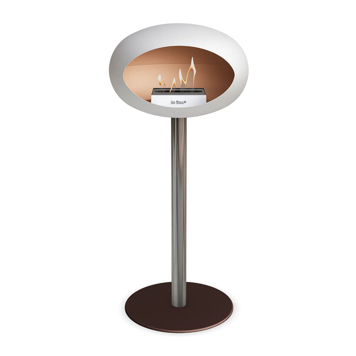 Le Feu Ground Steel High - White - 60mm Pole Width