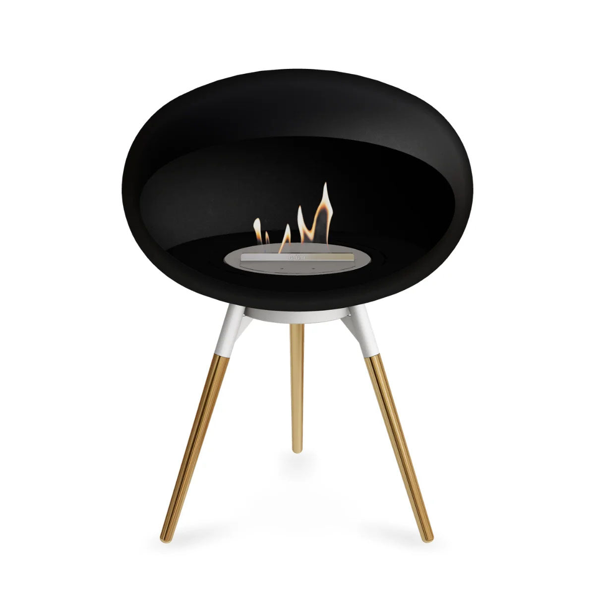 Le Feu Dome 625 - Black Ground Wood Low
