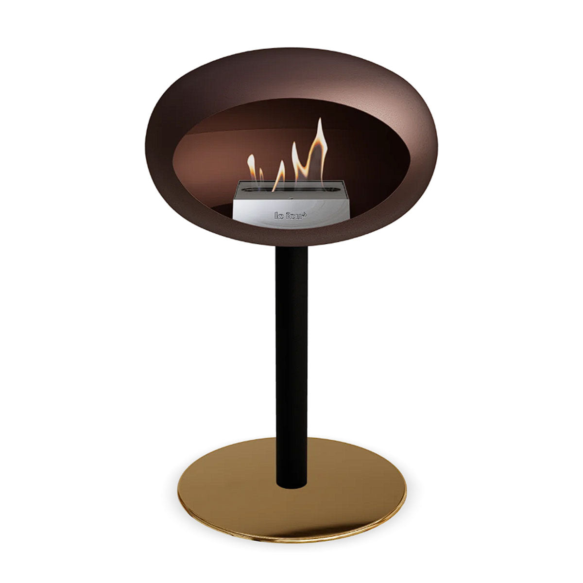 Le Feu Ground Steel Low - Mocca - 60mm Pole Width