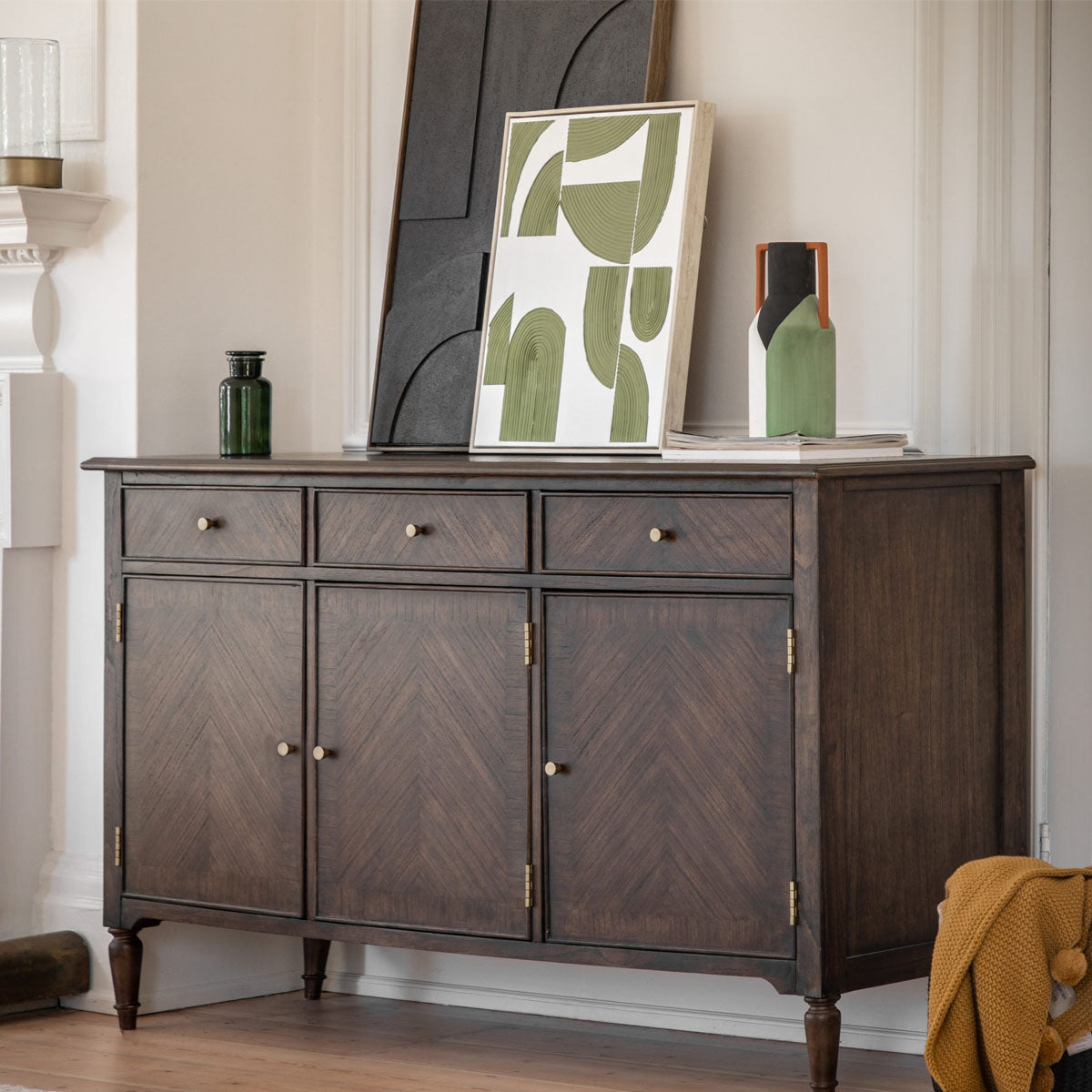 Gallery Direct Madison 3 Door/3 Drawer Sideboard 1700x950x485mm