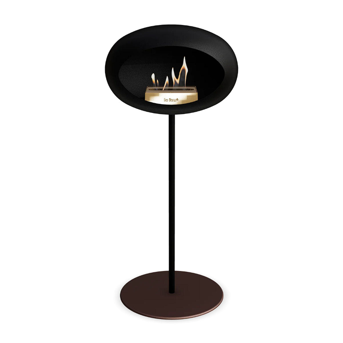 Le Feu Ground Steel High - Black - 25mm Pole Width