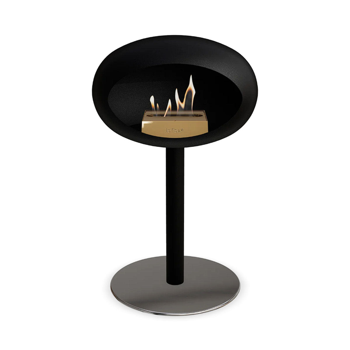 Le Feu Ground Steel Low - Black - 60mm Pole Width