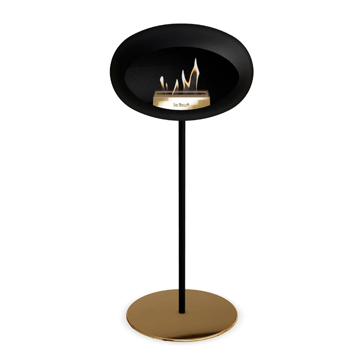 Le Feu Ground Steel High - Black - 25mm Pole Width