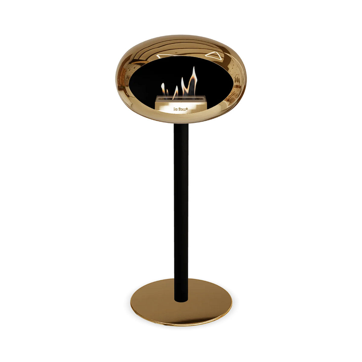 Le Feu Ground Steel High - Chromed Rose Gold - 60mm Pole Width