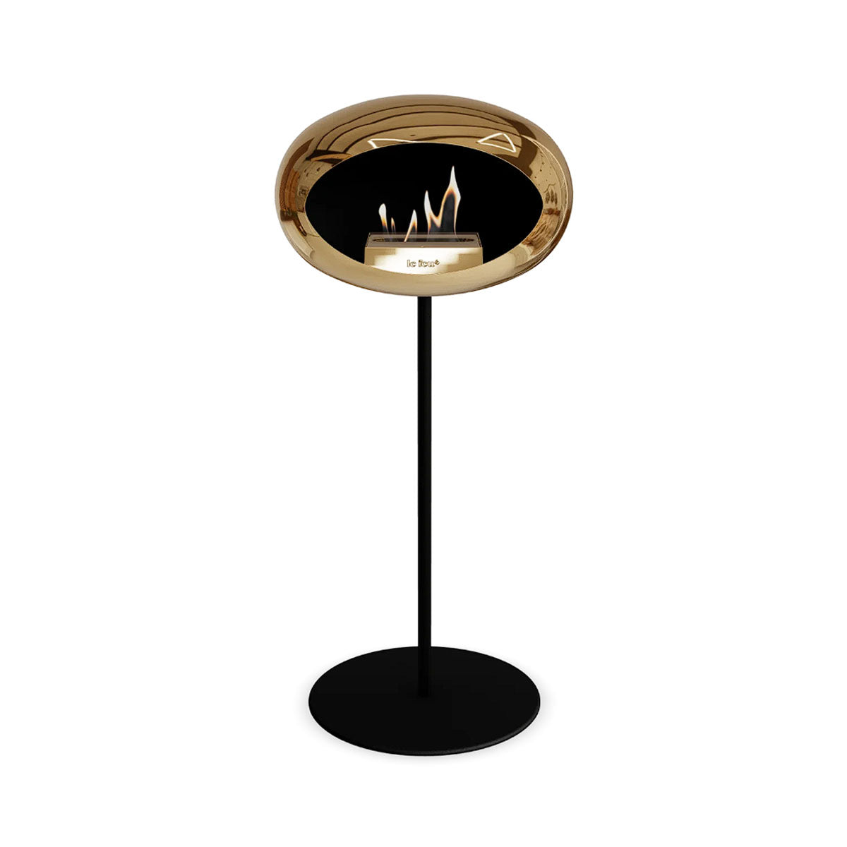 Le Feu Ground Steel High - Chromed Rose Gold - 25mm Pole Width