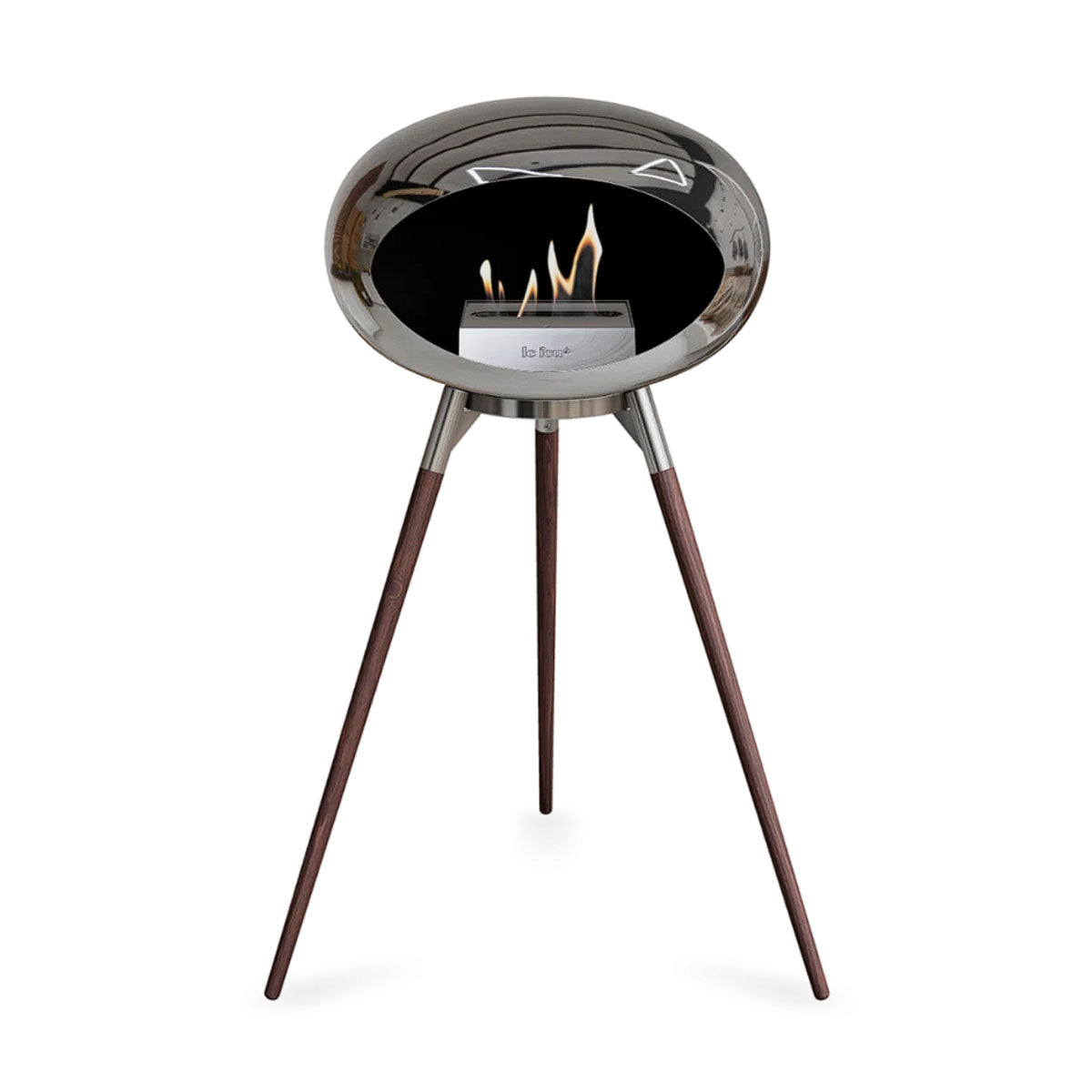 Le Feu Ground Wood High - Chromed Silver