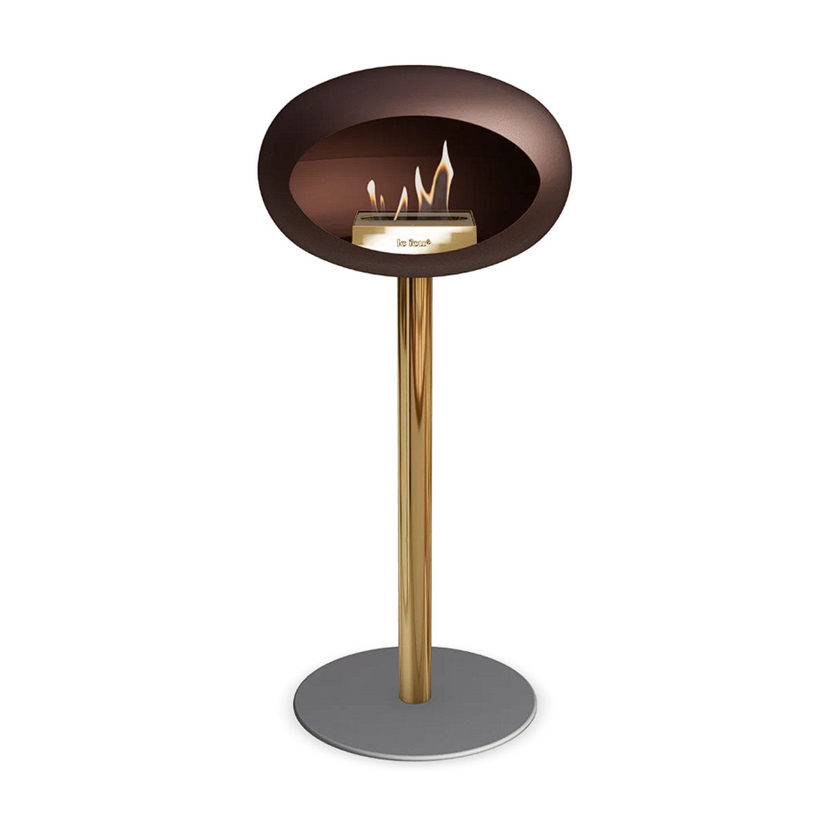 Le Feu Ground Steel High - Mocca - 60mm Pole Width