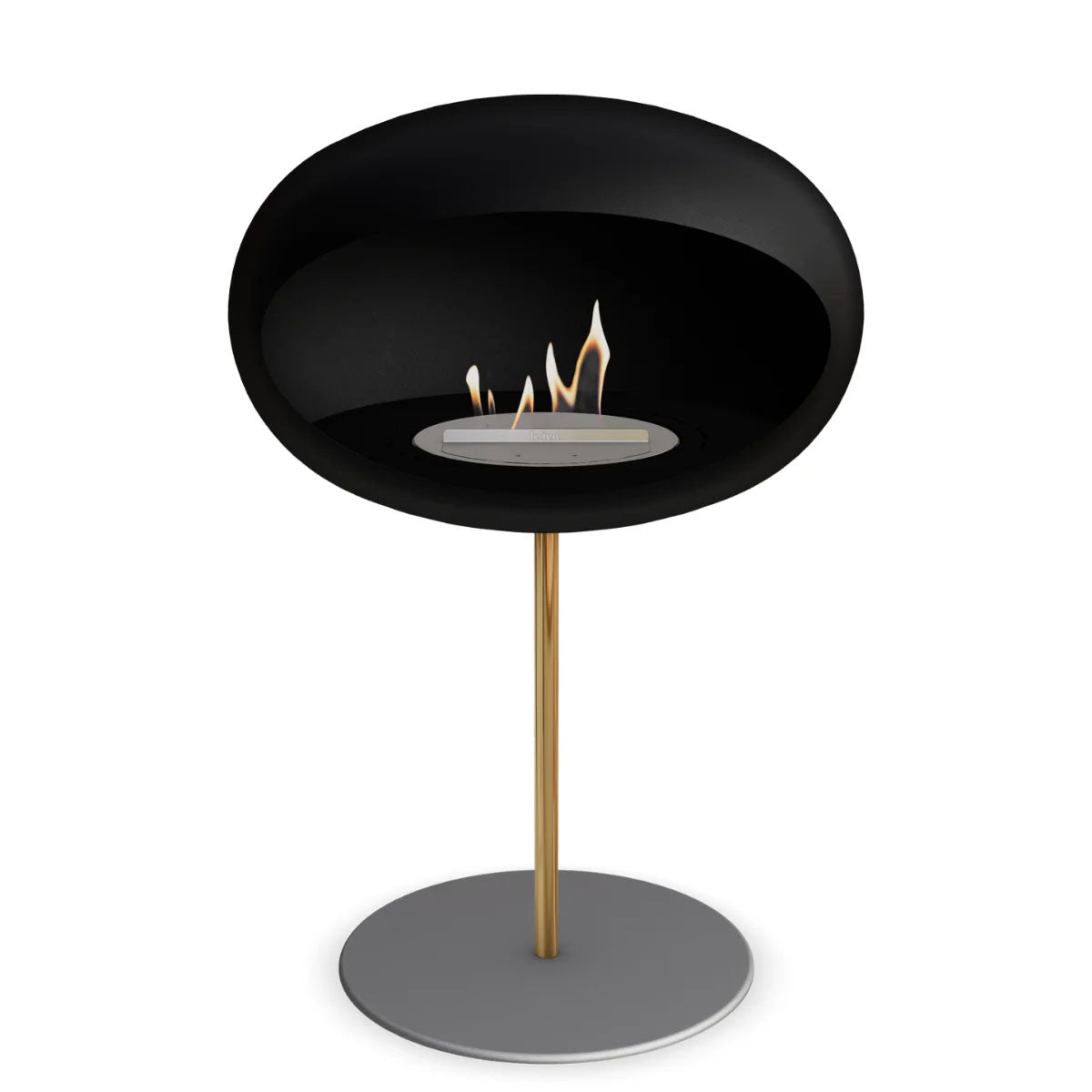 Le Feu Dome 625 - Black Ground Steel Low
