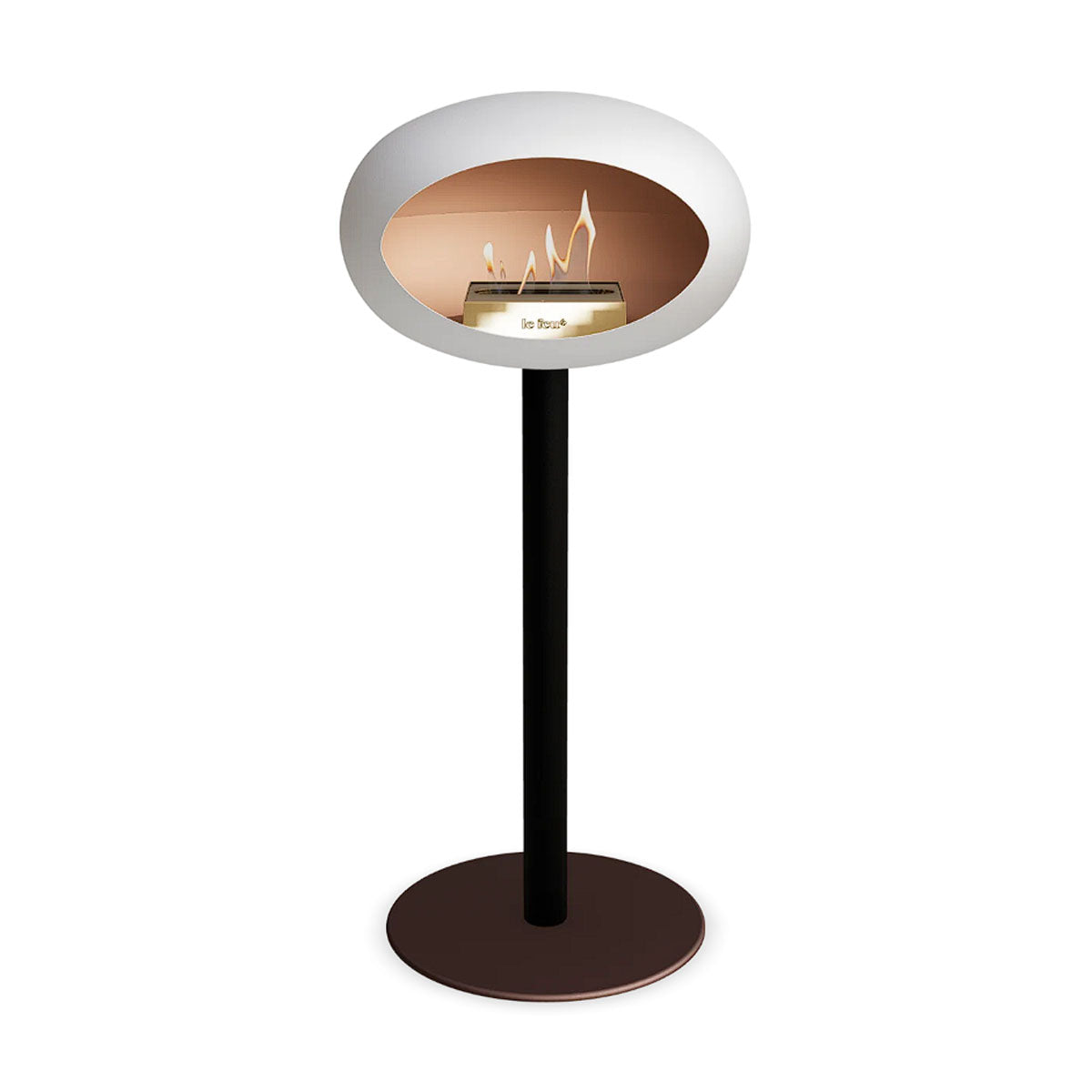 Le Feu Ground Steel High - White - 60mm Pole Width