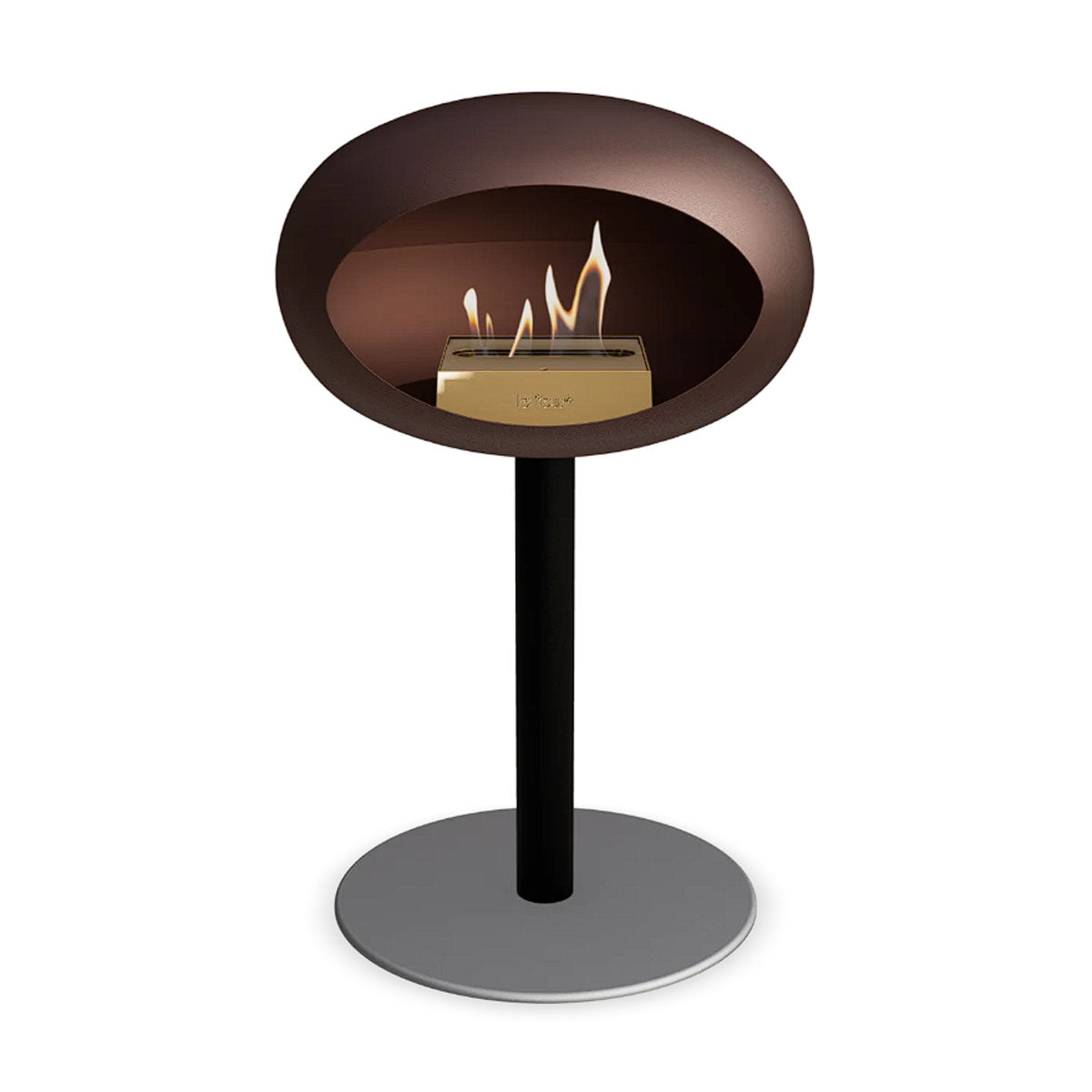Le Feu Ground Steel Low - Mocca - 60mm Pole Width
