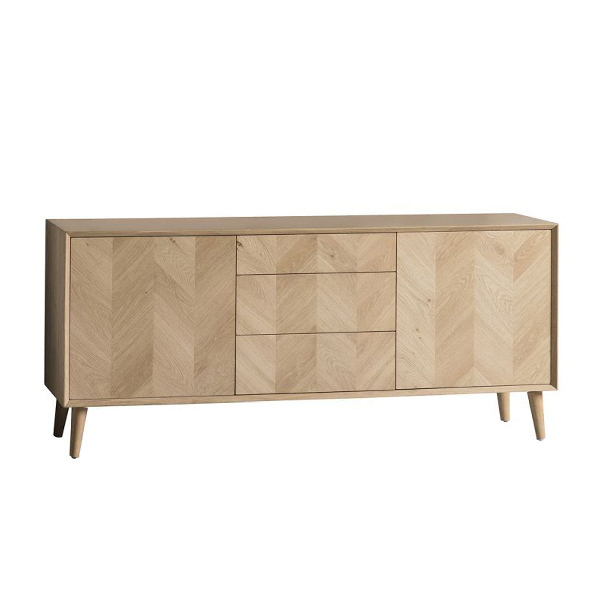 Gallery Direct Milano 2Dr/3Drwr Sideboard 1600x450x700mm