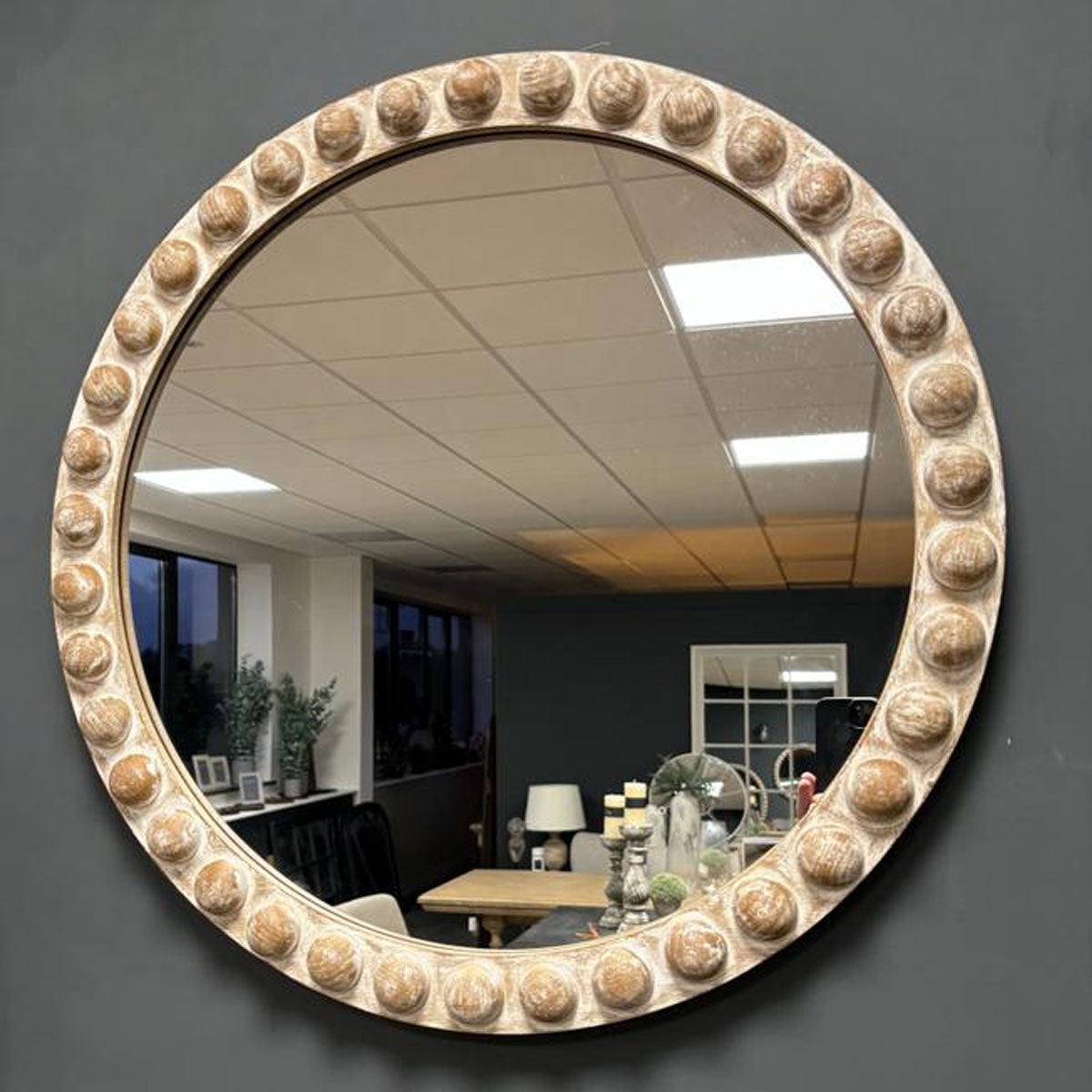 Gallery Direct Millbrook Round Mirror 950x25x950mm