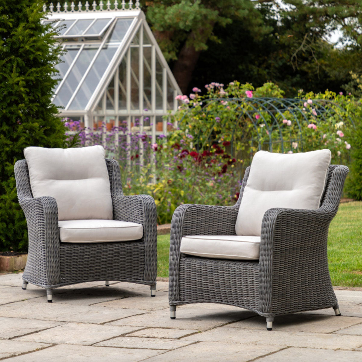 Gallery Direct Windsor Chairs 700x800x800mm (2pk)