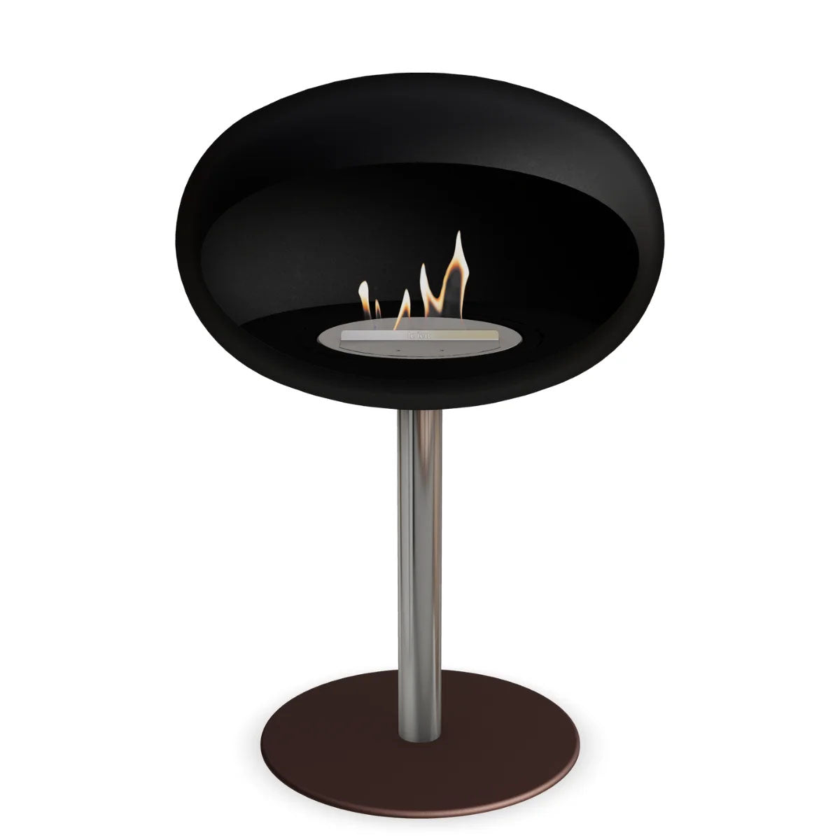 Le Feu Dome 625 - Black Ground Steel Low