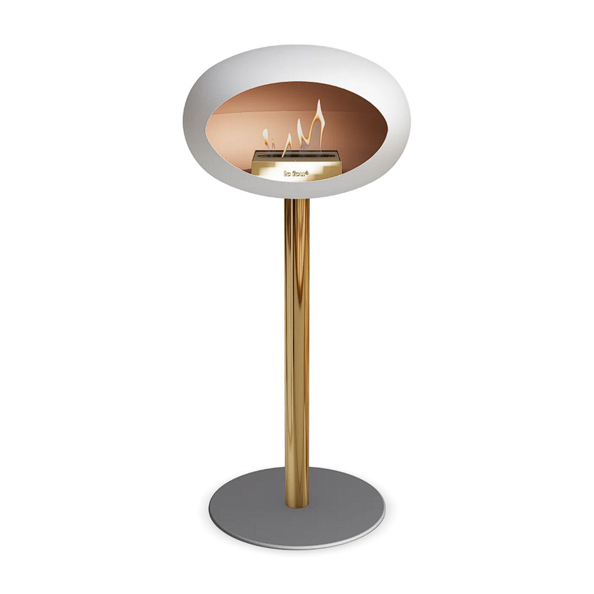 Le Feu Ground Steel High - White - 60mm Pole Width