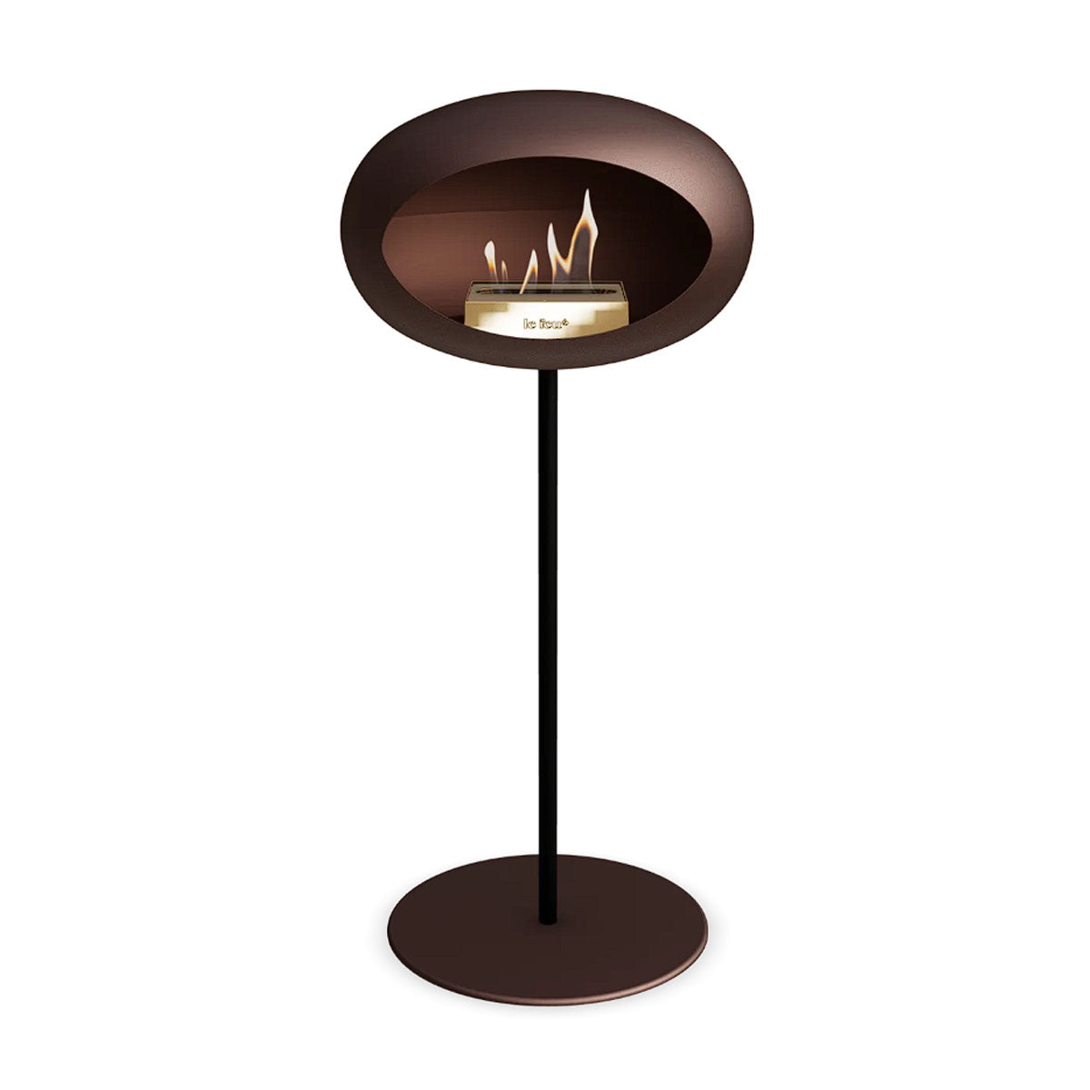 Le Feu Ground Steel High - Mocca - 25mm Pole Width